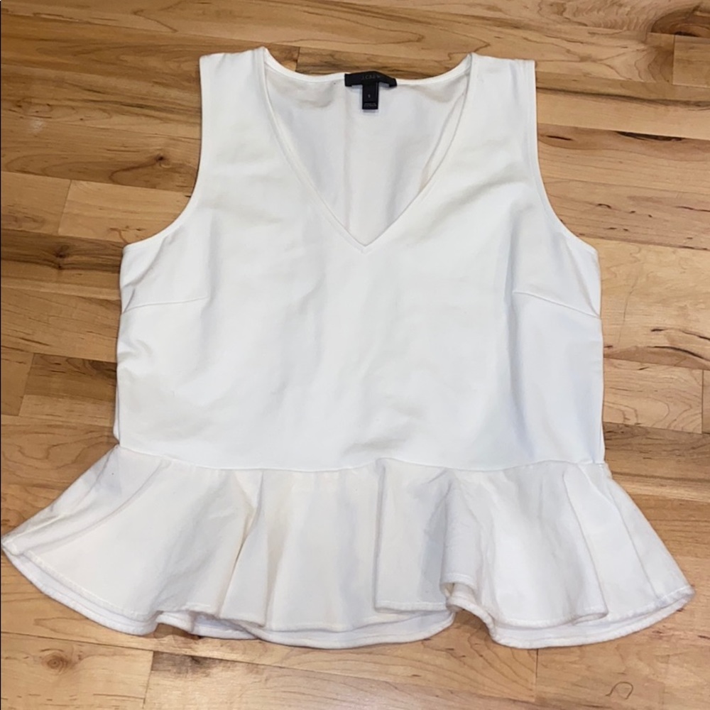 White j crew shirt